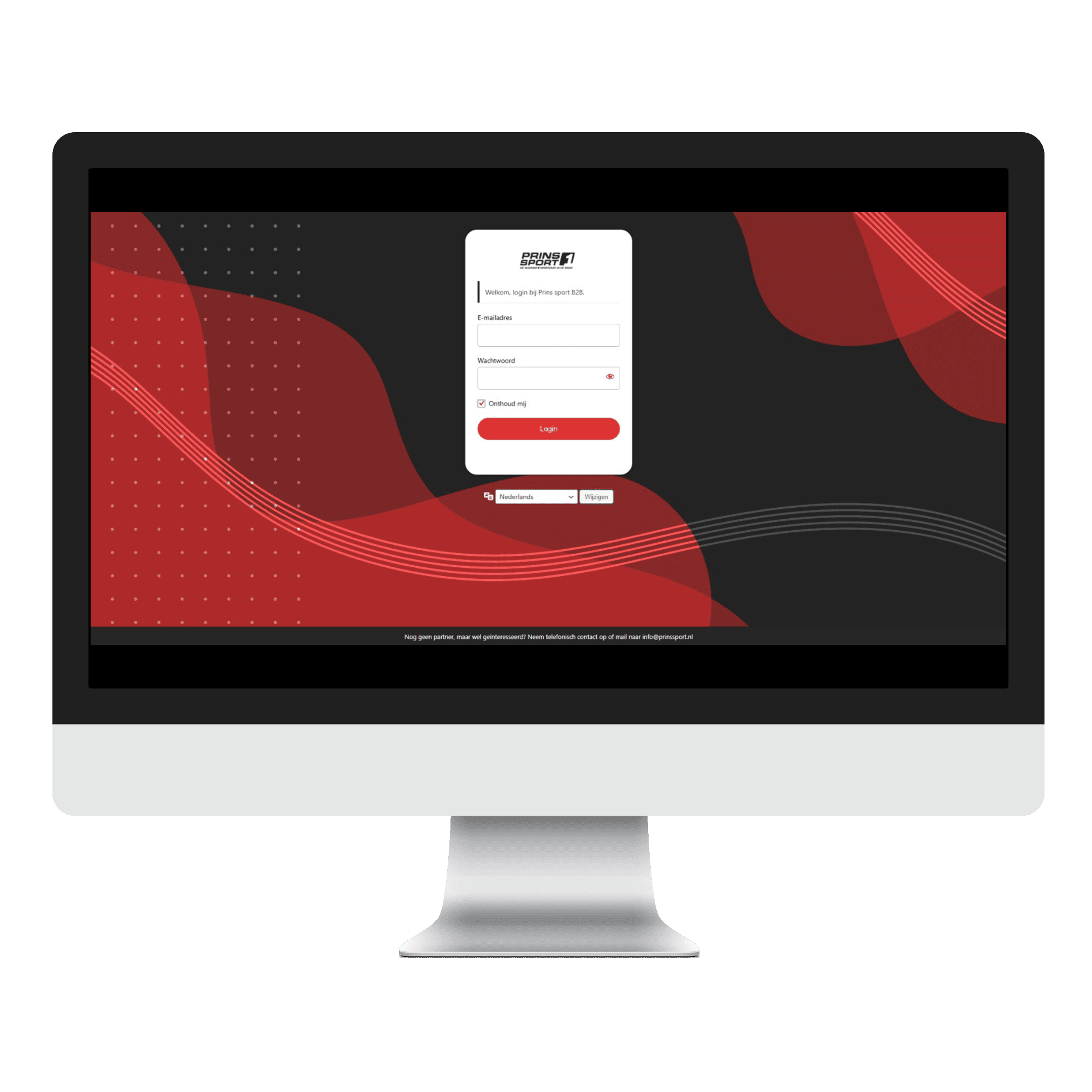 desktop prins sport b2b