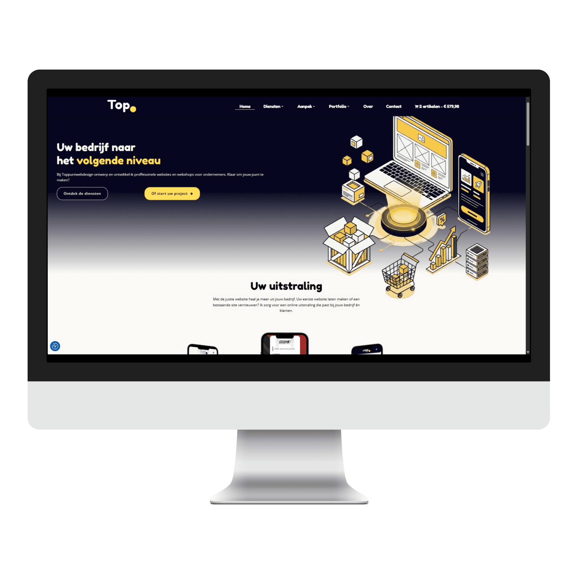 toppuntwebdesign desktop