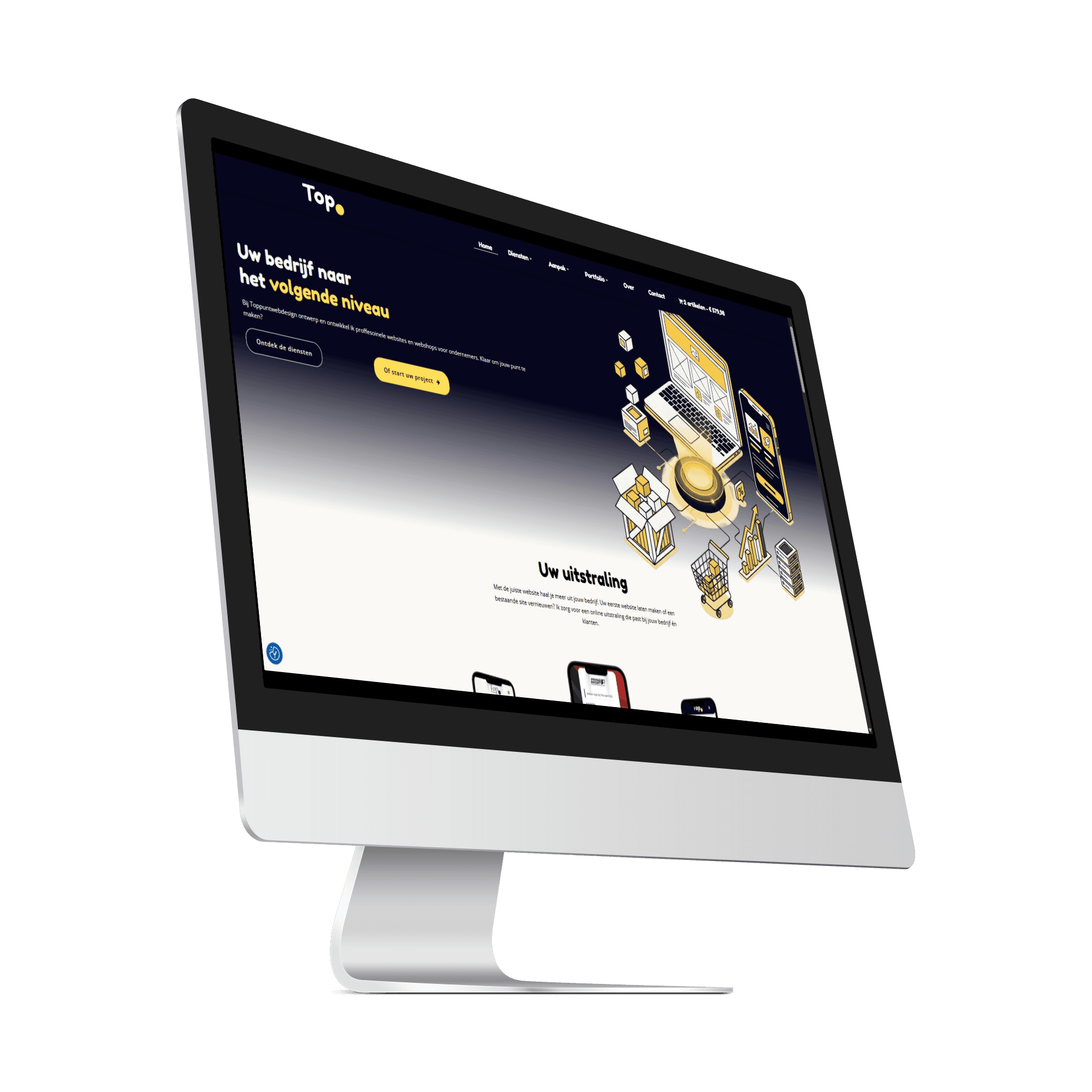 toppuntwebdesign desktop